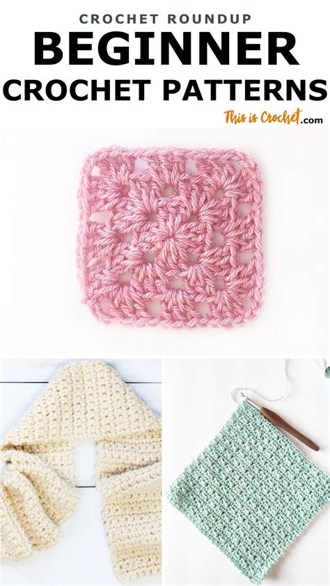 Beginner Crochet Patterns To Print
