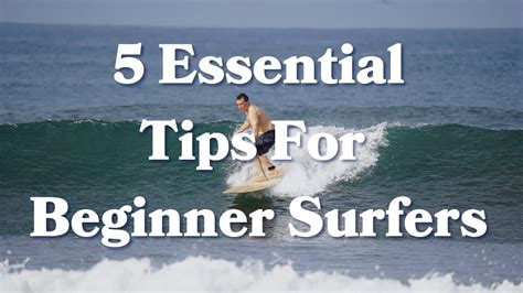 beginner surf tips