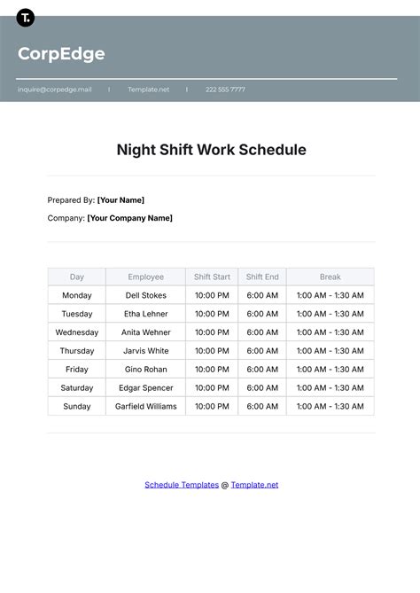 Beginner Yoga Template For Night Shift Workers