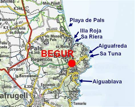 Plages Begur Station balnéaire de Begur Catalogne Espagne Avis