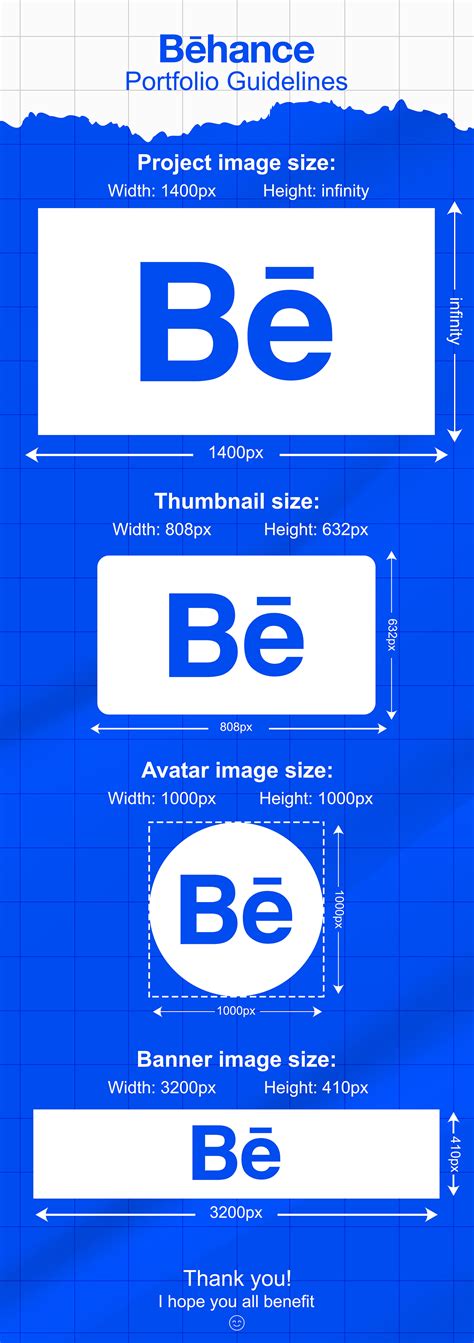 Behance Background Image Size