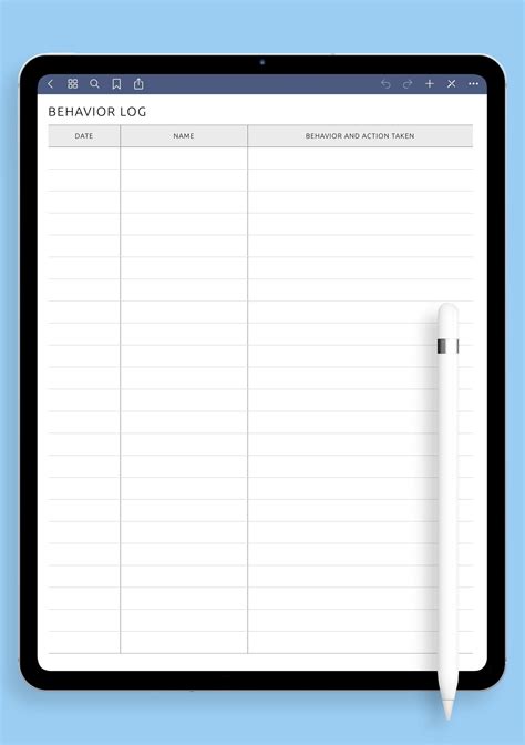 Behavior Binder ABC Data, Behavior Tracking and Behavior Management