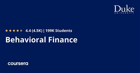 behavioral finance coursera