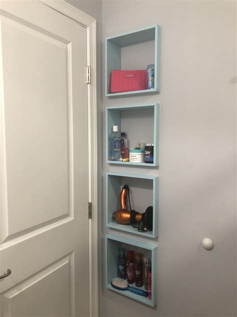 Behind Bathroom Door Storage Ideas
