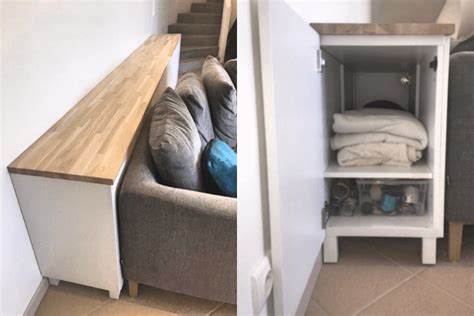 Popular Behind Sofa Storage   Ikea For Small Space