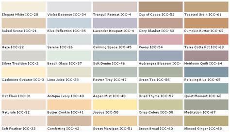behr paint color swatches
