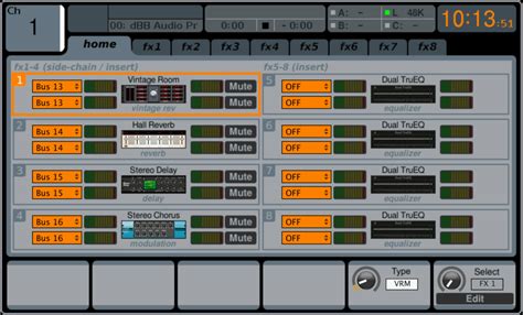 Behringer X32 Effects Setup