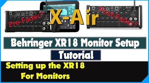 Behringer Xr18 Audio Interface Setup