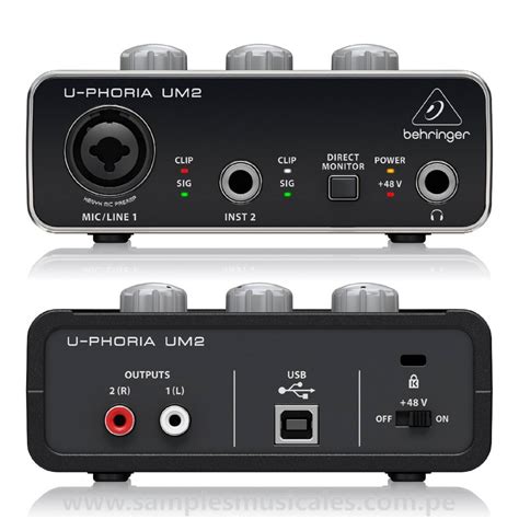 Behringer UM2 Audio Interface Rental Toronto