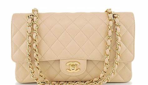 Chanel Beige Clair Large Classic Flap Bag 30cm at 1stdibs