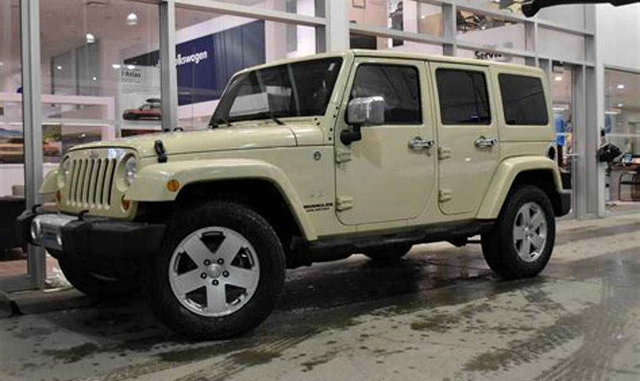 beige jeep wrangler for sale
