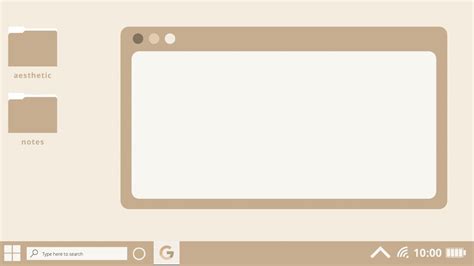 Beige Aesthetic Computer Overlay