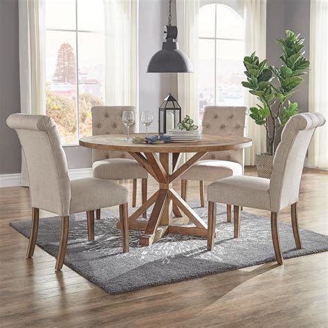 Beige Chair Dining Set