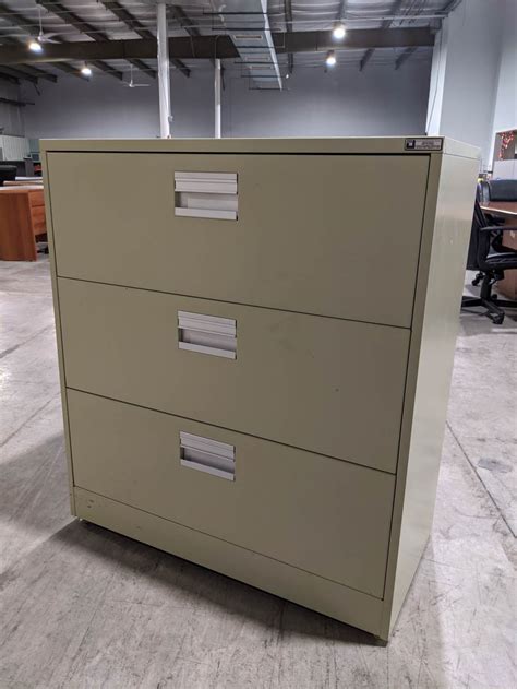 beige filing cabinet
