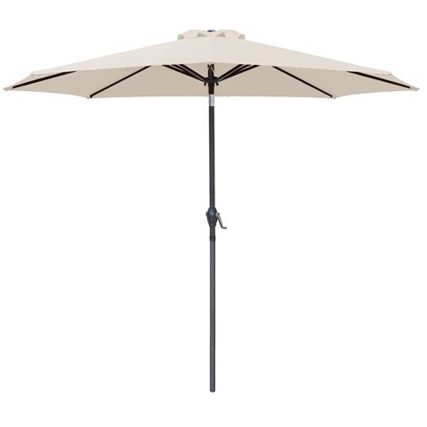 10 Ft Cantilever Patio Umbrellas, Beige Outdoor Water Resistant Offset