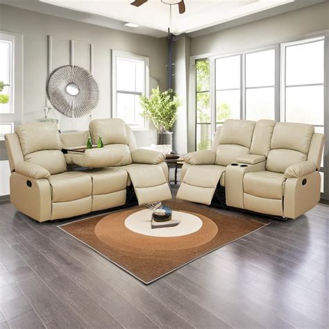 Beige Sofa Set