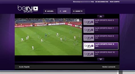 bein sports live tv guide
