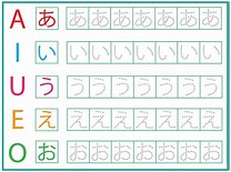 belajar menulis hiragana