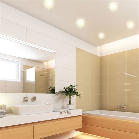 Led spots für badezimmer Glas pendelleuchte modern