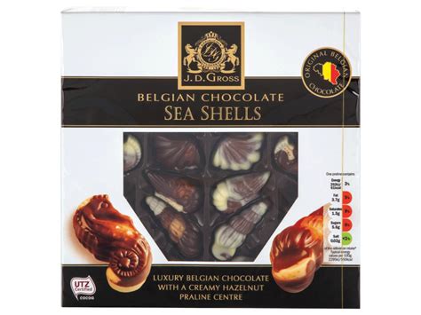 belgian chocolate seashells lidl