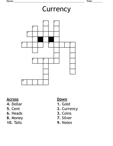 belgian currency crossword