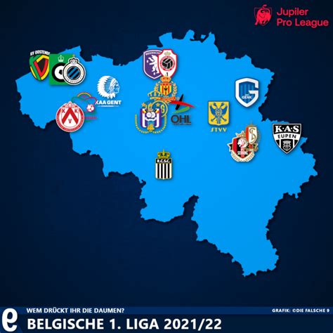 belgian pro league map