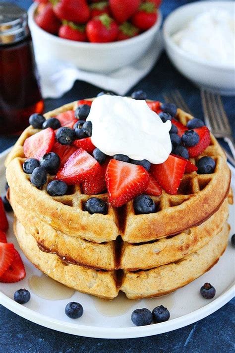 belgian waffles recipe from scratch