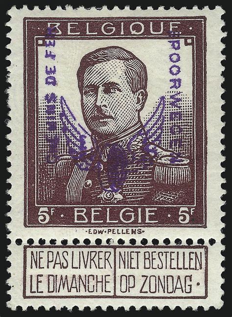 belgie belgique stamp value