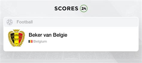 belgium beker van belgie predictions