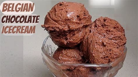 belgium dark chocolate ice cream