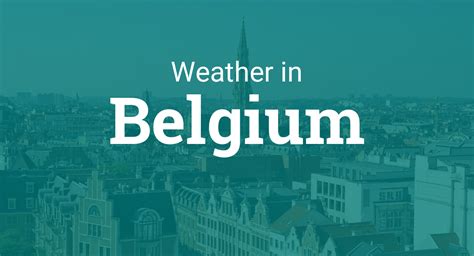 belgium weather forecast 30 days