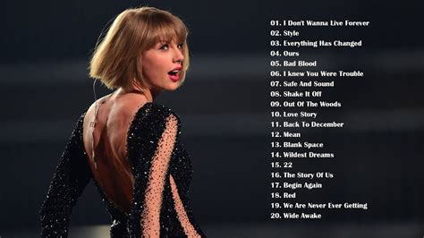 beliebteste songs von taylor swift