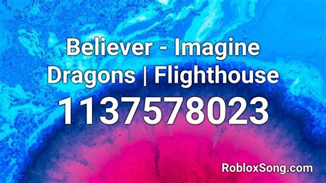 believer imagine dragons roblox