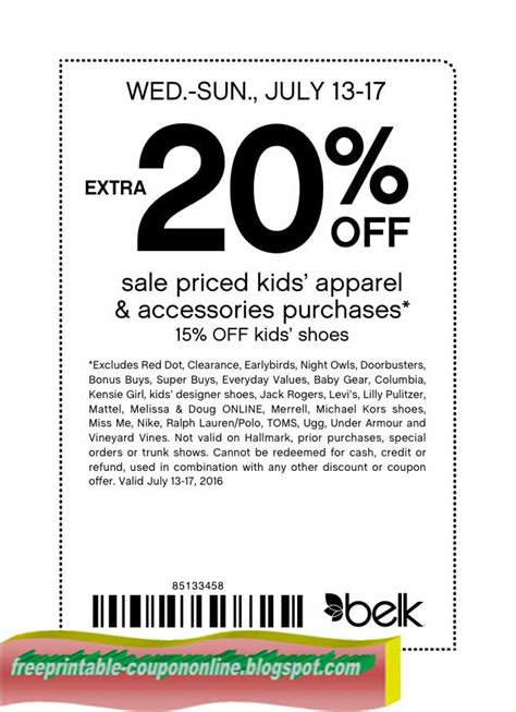 Using Belk Coupons To Save Money