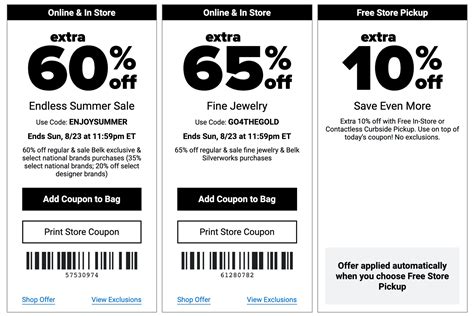 Get The Most Out Of Your Belk In Store Coupon