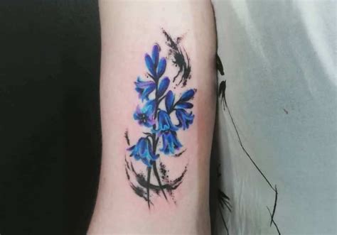Cool Bell Flower Tattoo Designs Ideas