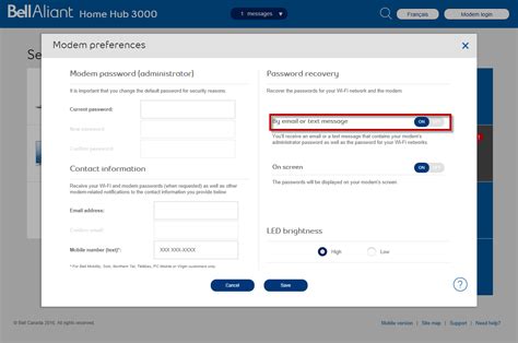 Bell Modem Password Reset
