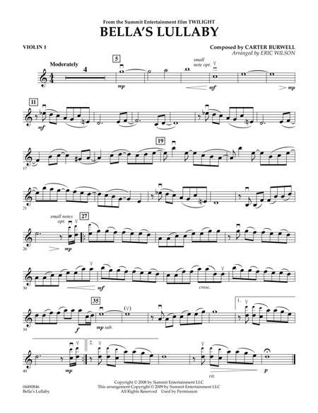 bella's lullaby violin sheet music