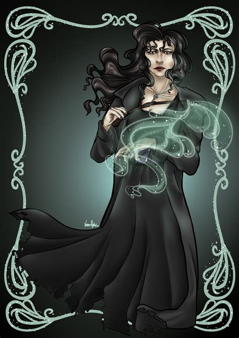 Bellatrix Lestrange Book Art