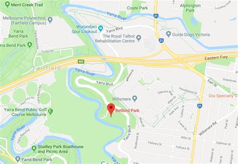 bellbird park day map