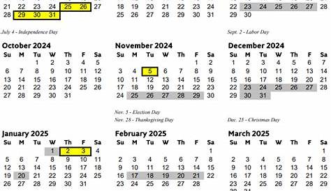 Bellefontaine City Schools Calendar 2024-25