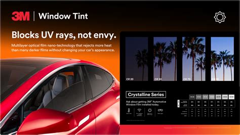 3M Window Tint Model X Crystalline or Color Stable