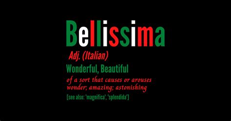 bellissima meaning in english