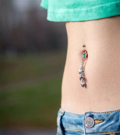 Belly Button Ring Swimming Pool