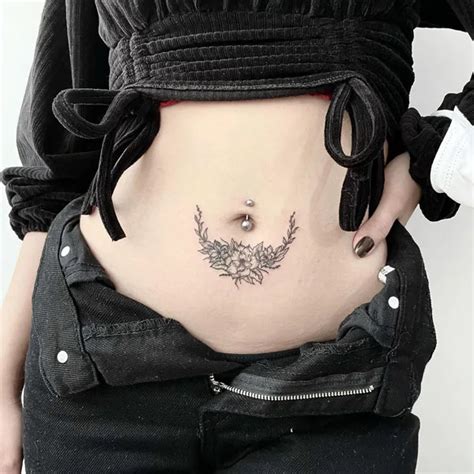 Belly Button Tattoo