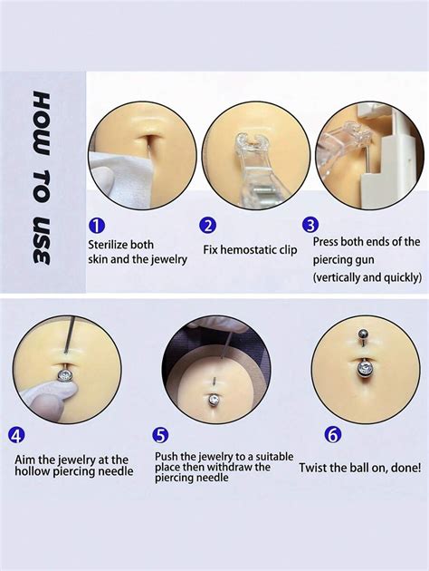 Belly Piercing With Gun