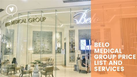 belo medical group prices