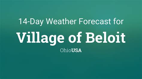 beloit weather 15-day forecast