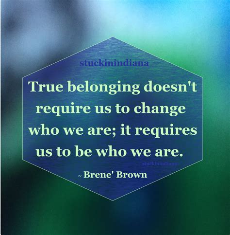 belonging quote brene brown