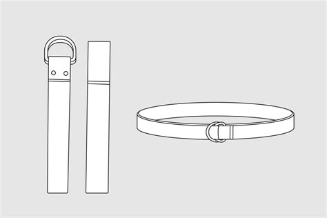 Belt Drawing Template